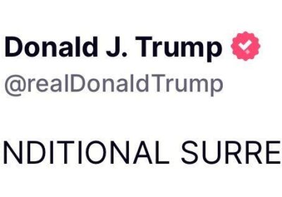 🇺🇸 | Donald Trump: “RENDICIÓN INCONDICIONAL”