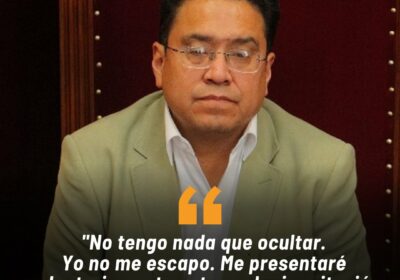 Mediante redes sociales, el exministro de Justicia, César Siles, anunció que se presentará ante…
