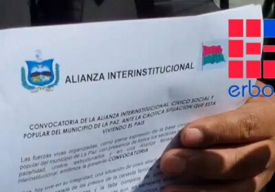 La Alianza Interinstitucional de La Paz pide el cierre de la Asamblea Legislativa, por…