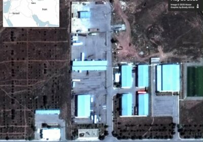 🇮🇷🇮🇱‼️ | Imágenes muestran el antes y después de la base de misiles de…