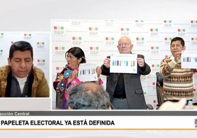 Este miércoles el Órgano Electoral aprobará el diseño final de la papeleta de sufragio…