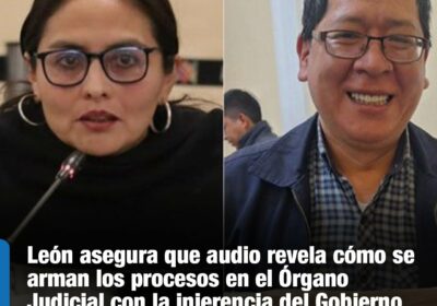 #GrupoFides | #ANF #Política El audio de la conversación entre en juez de Coroico…