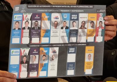 El TSE aprobó el diseño de la papeleta electoral. La papeleta tendrá dos franjas,…