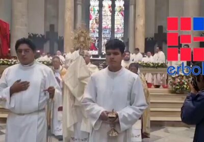 Así se desarrolló la procesión por Corpus Christi en la ciudad de La Paz