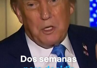 Trump se da dos semanas de tiempo para pensar si ataca o no a…