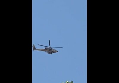 🇮🇱🇮🇷Helicóptero israelí persigue un dron iraní