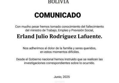 #urgente Fallece el Ministro de Trabajo Erlan Julio Rodríguez #JAP #johnarandiaperiodista