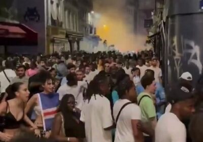 🇫🇷 | CAOS EN FRANCIA: Escenas del caos en París durante el Festival de…