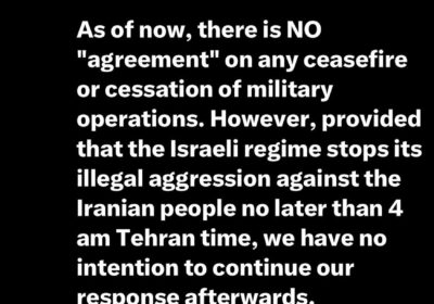 Abbas Araghchi, ministro de Asuntos Exteriores de Irán, ha negado en X que exista…