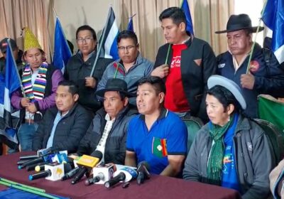 #GrupoFides | #ANF Grover García, presidente del MAS, anuncia que el binomio del partido…