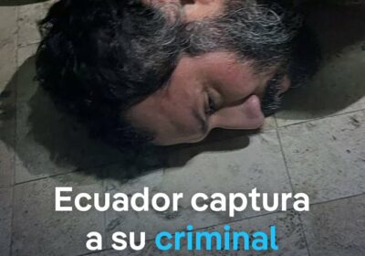 Capturan a alias «Fito», el cabecilla de la banda Los Choneros y el narco…