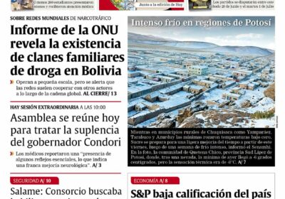 Buenos días, estimados seguidores. Les presentamos la #portada de nuestra edición impresa de hoy,…