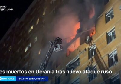 Tres muertos dejan ataques rusos con drones en el sur de Ucrania, según el…