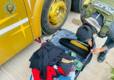 #GrupoFides | #ANF La FELCN halló droga camuflada en una maleta con doble fondo…