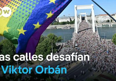 «Marcha del Orgullo» en apoyo al colectivo #LGBTQ+ desafía prohibición del gobierno en Hungría…