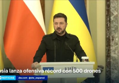 Ucrania pide nuevas sanciones contra Rusia tras masivo ataque nocturno con cerca de 500…
