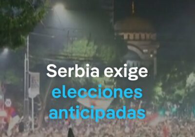 Graves disturbios en Serbia por choques entre policía y manifestantes antigubernamentales Unas personas protestaron…