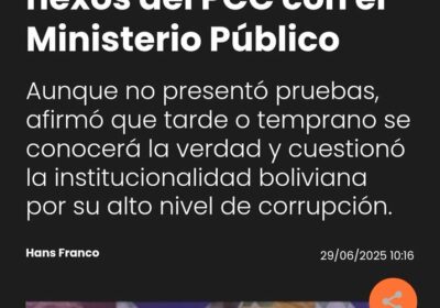 Los presuntos vínculos entre las autoridades del Ministerio Público y el Primer Comando Capital…