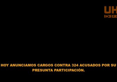 🇺🇸 | ÚLTIMA HORA — El Departamento de Justicia presentó cargos contra 324 personas…