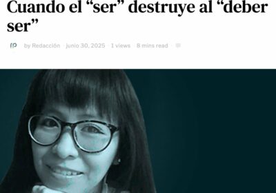 «Una hora después, me topé con el segundo abogado dentro de un juzgado. Hablaba…