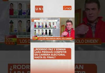 ¿Paz y Lara hasta el final de la carrera eelectoral?