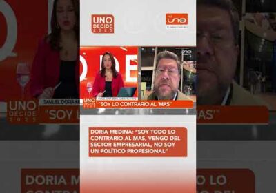 DORIA MEDINA ASEGURA QUE REPRESENTA EL CAMBIO RUMBO A LAS ELECCIONES