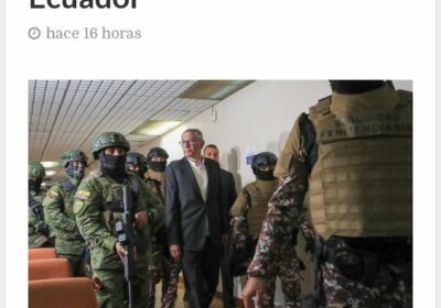 Hacemos llegar nuestra solidaridad al compañero @JorgeGlas, injustamente perseguido, encarcelado y ahora sentenciado. Su…