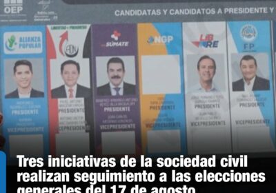 #GrupoFides | #ANF La Red Observa-Bolivia, compuesta por 40 organizaciones, presentó su Misión Nacional…