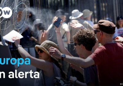 La ola de calor en Europa se desplaza hacia el este y asfixia Alemania…