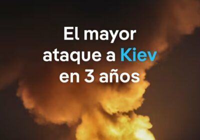 Masivo ataque ruso sobre Kiev con once misiles y 539 drones justo después de…