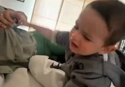 Mi ángel está creciendo. De la mano de Dios, de su mamita y de…