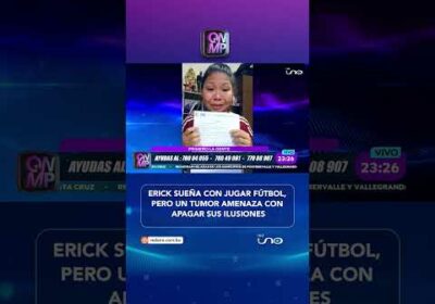 NIÑO SUFRE DE UN TUMOR Y PIDE AYUDA A LA POBLACIÓN