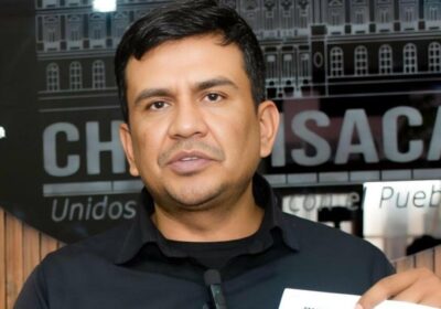 Luis Ayllón fue elegido como gobernador en suplencia del departamento de Chuquisaca, que en…