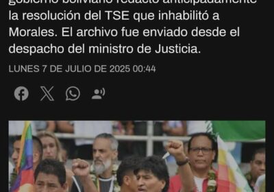 Una vez más, queda en evidencia la injusta proscripción e inhabilitación que enfrentamos. Una…