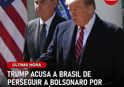 🇺🇸🇧🇷 | Donald Trump denuncia la persecución contra Jair Bolsonaro y acusa al gobierno…