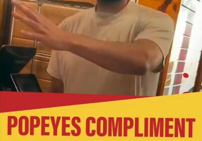 🇺🇸🇮🇳 | Cliente de Popeye’s se enfrenta a un cajero después de que este…