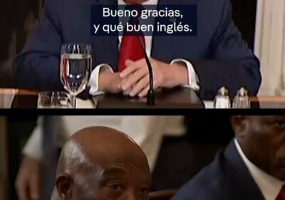 Trump felicita por su inglés al presidente de Liberia, donde este es el idioma…