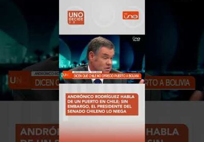 ¿Puerto chileno para Bolivia? Andrónico Rodríguez aseguró