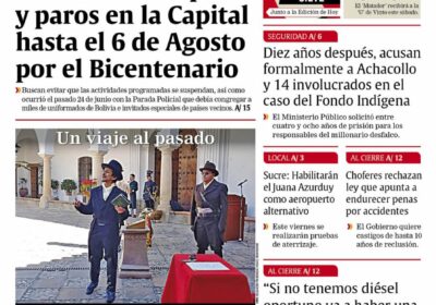 Buenos días, estimados seguidores. Les presentamos la #portada de nuestra edición impresa de hoy,…