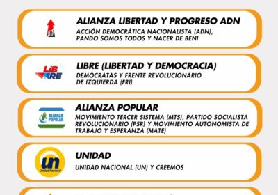 Tras la salida de Nueva Generación Patriótica, el Tribunal Supremo Electoral (TSE) confirmó que…