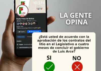 #LaGenteOpina | 𝐏𝐚𝐫𝐭𝐢𝐜𝐢𝐩𝐚 𝐝𝐞 𝐧𝐮𝐞𝐬𝐭𝐫𝐨 𝐬𝐨𝐧𝐝𝐞𝐨 𝐝𝐞 𝐨𝐩𝐢𝐧𝐢ó𝐧: ¿Está usted de acuerdo con la…