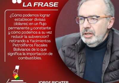 ️ #FidesEnLasÁnforas | El candidato vicepresidencial de Morena propuso que YPFB ya no importe…
