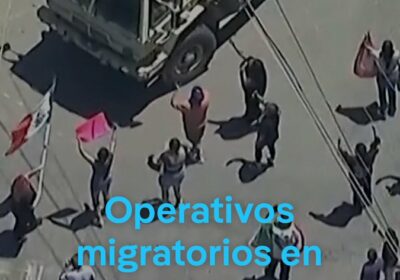 Enfrentamientos entre agentes migratorios y manifestantes durante redada en una granja de California La…