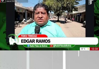 #GrupoFides | #ANF El presidente del Comité Cívico del Beni, Hugo Aponte, rechazó el…