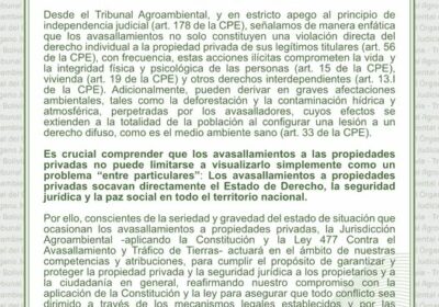 #GrupoFides | #ANF Tras la toma ilegal de tierras en el departamento de #SantaCruz,…