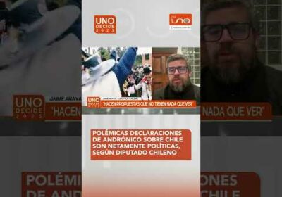 Diputado considera que Andrónico declaró solo por campaña política
