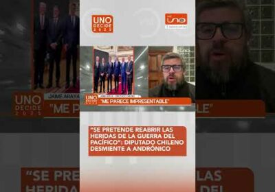 Diputado chileno desmiente duramente a Andrónico