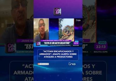 ANAPO DENUNCIA QUE AVASALLADORES ACTUAN ENPACHUDADOS Y ARMADOS