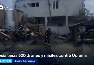 Rusia lanzó un nuevo ataque masivo contra Ucrania Moscú disparó unos 620 drones y…