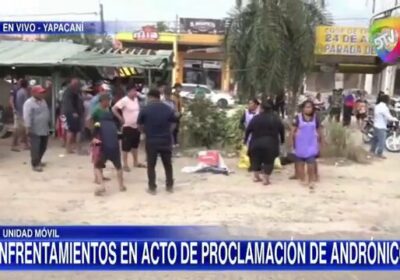 #GrupoFides | #ANF #SantaCruz Se registran enfrentamientos entre sectores que apoyan a Evo y…